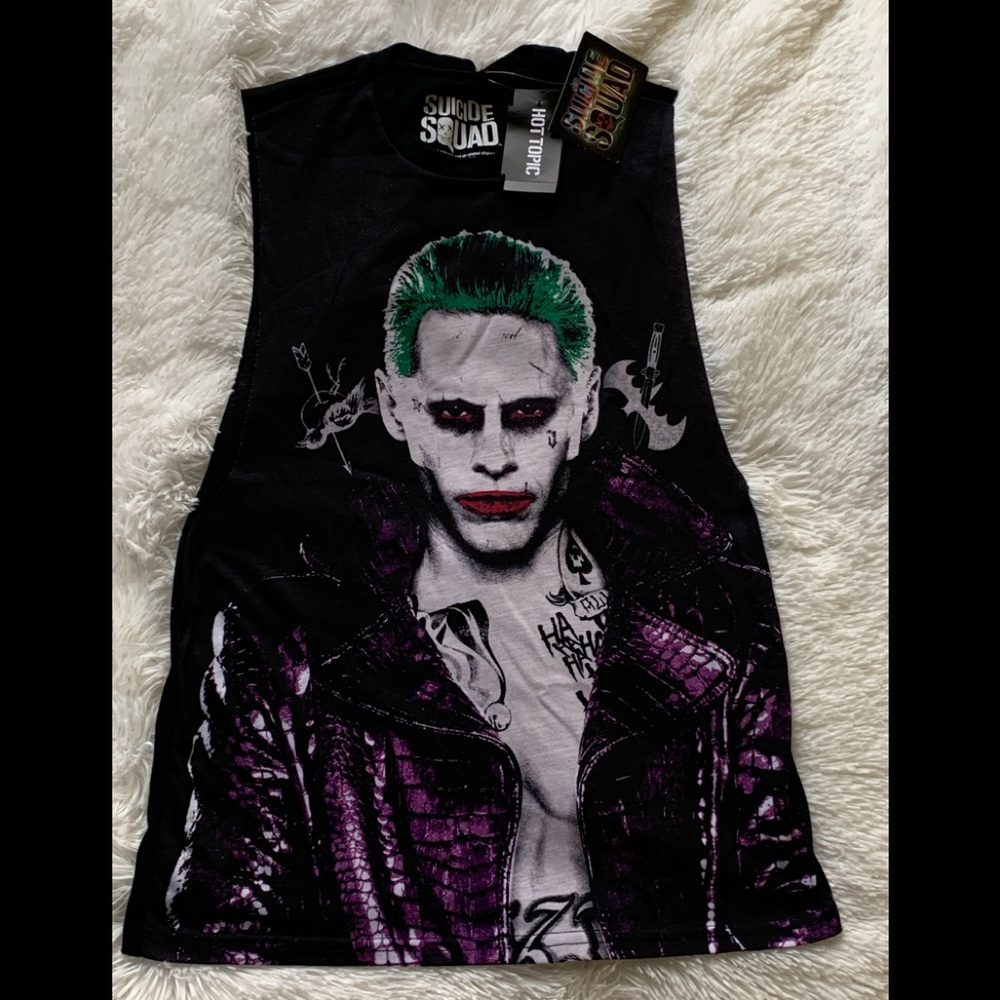 Jared Leto Joker Suicide Squad Oversized Tank Top